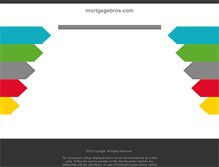 Tablet Screenshot of mortgagebros.com